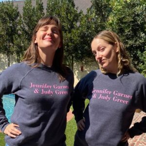 Judy Greer Instagram - Happy Birthday to the #1 JG!! #JGs4eva 

Sweaters by @superyakishop