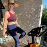 Judy Greer Instagram - I will Peloton in a hat, I will Peloton on a mat. I will Peloton in the sun, I will Peloton because it’s fun…