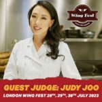Judy Joo Instagram - Excited to announce that I've been invited to sit on the panel as a guest judge at this year's legendary London @wingfestuk! 🍗💫 See you all on Saturday 29th July! Lets do this 👀🔥 • • • • #chef #chefs #cook #cooking #cheflife #chefsofinstagram #foodart #foodblog #foodculture #WingFestUK #WingJudge #WingLover #ChickenWingChampion #FeastOnWings #LondonFoodScene #FoodEventsLondon #EpicureanAdventures