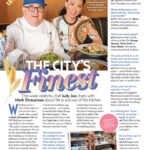 Judy Joo Instagram - Thrilled to share highlights from my conversation in @usweekly with the extraordinary @chefmarkstrausman of Mark's Off Madison. We dived into his culinary journey, his star-studded guest list, and of course, the unforgettable experience that his restaurant offers @marksoffmadison. The freshly baked bread is a must have… I do love carbs! Truly a must-visit whether you're a New York native or just in town for a quick visit! 🌟 We also got into the eternal debate of what is NY’s most iconic food… bagels or pizza? ✨ Thank you @toryburch as always for styling me! For Mark Strausman's Calamari Arrostiti Recipe, Visit usmagazine.com • • • • #chef #chefs #cook #cooking #cheflife #chefsofinstagram #foodart #foodblog #foodculture #ChefLife #MarkStrausman #NYCEats #MarksOffMadison