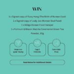 Judy Joo Instagram - In anticipation of an unforgettable event at Fortnum & Mason's Food & Drink Studio, we’re hosting a grand giveaway! Join us for an exploration of the vibrant, mouth-watering world of Korean cuisine, steeped in rich heritage and fascinating culture! 🇰🇷🍽️ We're super excited to have some spectacular guests with us: @mareekinder, Korean British Adoptee and Founder of Beauty & Seoul; @eunyhong, the authority on Korean culture and author of “The Birth of Korean Cool” and “Nunchi”; and Rosalie Kim, curator of the “Hallyu” exhibition at the V&A museum. Our journey will take us through the Korean Wave, unveiling the depths of Korean heritage, and featuring the exquisite flavours that make Korean cuisine so special. 🌊 You also have the chance to be part of this amazing event in person. A few tickets are still available - join us for an evening that promises to be an unforgettable journey through the soul of Korean cuisine and culture. Click the link my bio! 🎟️ Competition Time: Here's what you can win: 📚 A signed copy of "The Birth of Korean Cool" by Euny Hong 📚 A signed copy of "Korean Soul Food" by Judy Joo 🍵 A 30g pack of Fortnum & Mason Matcha Ceremonial Green Tea Powder 🍲 A delicious Bibigo Korean food hamper, filled with a variety of exciting culinary delights! To enter, it's simple: 1. Like this post 2. Tag two friends who'd love this giveaway too 3. Share this post to your story Remember, this competition is open to UK residents only. The winner will be chosen on the 15th, so make sure to get your entries in! CONGRATULATIONS @janicegabriel ON WINNING THE PRIZE!! We will DM you to get you mailing details. THANK YOU EVERYONE!! More chances to win other great prizes to come!!!! #FortnumsStudio #KoreanCuisine #FoodAndDrinkExperience #KoreanWave #Judyjoo #Mareekinder #EunyHong #RosalieKim #Fortnumandmason #VandAMuseum #korea #korean #koreanfood #londonevents @fortnums @vamuseum @beauty_and_seoul @korean_embassy_in_uk @bibigo_uk
