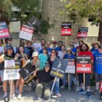 Judy Reyes Instagram - Out here w the #odaat vets, fighting for our rights, for what we’re worth, for what we deserve, for each other, WITH each other. @sagaftra @wgastrikeunite #sagaftra #wgastrike