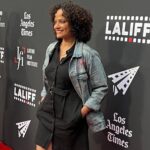 Judy Reyes Instagram - The Los Angeles Latino International Film Festival opened with Flamin’ Hot, directed by the incomparable @evalongoria. YOU MUST SEE THIS FILM. @justinamachado and I LOVED it. It’s magnificent storytelling from us, about us, with us, for us. It’s hilarious and moving and poignant. So proud of everything about this movie and I can’t wait for the audiences to experience it and share their thoughts! @laliff_ @flaminhotmovie #flaminhot #lovethesewomen ✊🏽👑♥️