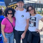 Judy Reyes Instagram - UNIDOS!✊🏽 Latine coming out to support hardcore! @wgawest @wgaeast @sagaftra @therealanaortiz @sashamerci @toddgrinnell #wgastrong
