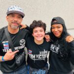 Judy Reyes Instagram - Our kids’ first fight and what an adventure for dad, @1912forgmoney and me. Suffice it to say, a warrior is born!! Mad props to @tvmuaythai @teambullybusterselfdefense and our love to the phenomenal #coachrod and #coachketa for their devotion to and training of these young athletes.