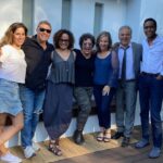 Judy Reyes Instagram – The OGs!  What a magical reunion with special friends!  Overjoyed by the time spent together. @therealanaortiz @1912forgmoney @marleneforte @johnortiz718 @cephasjaz #jennortiz #lovethesepeople #labyrinththeatercompany ✊🏽👑♥️