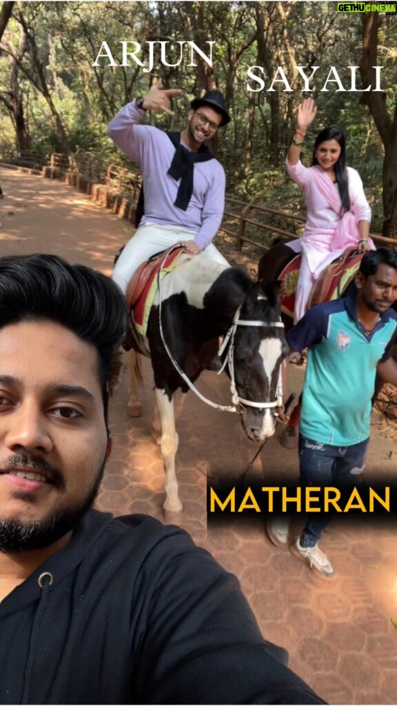 Jui Gadkari Instagram - Exploring the charm of Matheran with @aamit.bhanushali @juigadkariofficial @priyanka_tendolkar 🍃 #shootdairies #MatheranMagic #MiniVlog