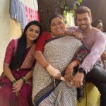 Jui Gadkari Instagram - Donot miss our Maha episode tomorrow at 1pm and 8pm @star_pravah also watch the Kusum Arjun Sayali trio having great fun!!! Pc- @therahulbhute
