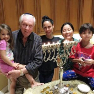 Jules Wainstein Instagram - Happy Chanukah from our Fam to urs! XOXO #happychanukah #LOVE #FAMILY 💋🤘