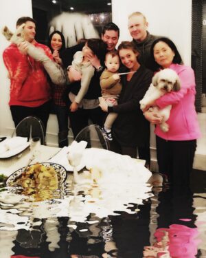Jules Wainstein Instagram - Shabbat Shalom from our Family to Yours 💋🤘#ShabbatBirthdayParty #HBD #FamilyIsEverything @mikeforrest82 #ShabbatShalom