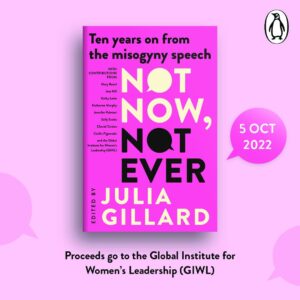 Julia Gillard Instagram - 📚NEW BOOK! 📚 
For me, it is a personal and cathartic exercise looking back at THAT speech. But what has meant even more has been gathering the reflections and thoughts from others about then, now, and what next. In October, to mark the 10 year anniversary, I will share it all with you.

📚 Pre-order your copy via link in my bio