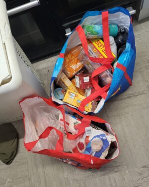 Julia Hamer-Bevis Instagram - Disgusting, this is £100 of shopping!!!! However are people surviving!?