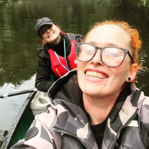Julia Hamer-Bevis Instagram - Even though we enjoyed our canoe trip, we've come to the conclusion it's not for us lol so kayaking or another paddleboardung session is needed now 😆 🤣 @trai_cie_bfw