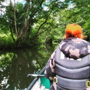 Julia Hamer-Bevis Instagram - Even though we enjoyed our canoe trip, we've come to the conclusion it's not for us lol so kayaking or another paddleboardung session is needed now 😆 🤣 @trai_cie_bfw