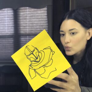 Julia Jones Instagram - #ChapterFour of @themandalorian directed by @brycedhoward is streaming now on @disneyplus. One of the most magical exciting meaningful projects to be a part of.  Also, #BabyYoda. And #StarWars💋