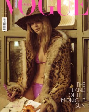 Julia Stegner Instagram - It’s never too late for a Steven Meisel appreciation post. No one has shaped my career more than he did. From teaching me how to move in front of a camera to making me appreciate every aspect of creating a beautiful image. I wouldn’t be where I am today if it wasn’t for him. He’s an iconic genius for a reason. Happy (belated) birthday @stevenmeiselofficial ❤️🎈