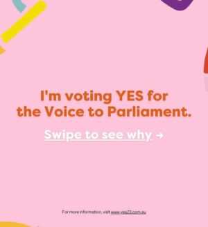 Julia Stone Instagram - Yes. Yes. Yes. 

I’ll be voting ‘yes’ in the upcoming Australian referendum. Swipe above to see you why 👆 

Make sure you register for postal vote or find out where you can vote if you’re overseas! I’ll be voting from Berlin… the AEC has all the information & links 💛

#yes23 #voteyes #yesyesyes