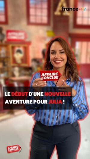 Julia Vignali Instagram - Rendez-vous lundi, à 16h10, sur France 2, pour découvrir la première émission de Julia Vignali !  🕙
Nous te souhaitons une aventure riche en découvertes, en rencontres mémorables et en moments de joie partagée. ✨