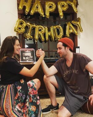 Julia Voth Instagram - When the cool dude birthday boy and the cool dude birthday pose are just so cool I bet you didn’t noticed birthday is missing the T. Happy birthday my love! Nothing makes me happier then to see you smile. I hope you feel loved and celebrated today and everyday ❤️ @dzonshine