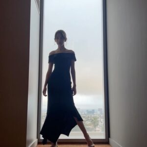 Julia Butters Instagram - At 13 years old, @julia_butters (Julia Butters) has already acted in two best picture-nominated films. Here’s #10Things with “The Fabelmans” actress ahead of the 95th Annual Academy Awards. ❤️ ⁣
 ⁣
1. All dressed up (with somewhere fabulous to go) on a night out in Hollywood. ⁣
2. A very proud brow moment.⁣
3. Julia’s must-have movie snacks. 🍿⁣
4. Quick fit check. ⁣
5. Bestie @mckennagraceful (Mckenna Grace) hyping Julia up.👯‍♀️⁣
6. Waiting on the chauffeur (aka dad).⁣
7. Is there a better  1? (Also dad.)⁣
8. “I love you” texts.⁣
9. A surprise on Sunset Boulevard. 🌇💫⁣
10. Reunited (with a “The Fabelmans” cast member!) and it feels so good.