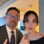 Julia Butters Instagram - At 13 years old, @julia_butters (Julia Butters) has already acted in two best picture-nominated films. Here’s #10Things with “The Fabelmans” actress ahead of the 95th Annual Academy Awards. ❤️ ⁣ ⁣ 1. All dressed up (with somewhere fabulous to go) on a night out in Hollywood. ⁣ 2. A very proud brow moment.⁣ 3. Julia’s must-have movie snacks. 🍿⁣ 4. Quick fit check. ⁣ 5. Bestie @mckennagraceful (Mckenna Grace) hyping Julia up.👯‍♀️⁣ 6. Waiting on the chauffeur (aka dad).⁣ 7. Is there a better 1? (Also dad.)⁣ 8. “I love you” texts.⁣ 9. A surprise on Sunset Boulevard. 🌇💫⁣ 10. Reunited (with a “The Fabelmans” cast member!) and it feels so good.