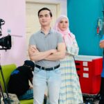 Julia Farhana Marin Instagram - . My first week of January is about going back on set! First time on screen with my husband @drchehafiz To many more on screen moments with you @drchehafiz 😘 I missed being on set but I also love my well balanced life 🫠 Im finding the balance Zero to millionaire coming to you soon on astro!