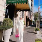Julia Farhana Marin Instagram - . More of @aliabastamamkl in italy right before the opening night of Far East Film Festival. Kat italy, sunset starts at 815pm 😅 I was taking my sweet time because I glanced out the balcony and thought to myself, wow.. I still have a lot of time. Doesnt look like sunset anytime soon. Checks time - omg! Im going to be late! Its 7 🫠 I loved everything about this alia b look, cant get enough of it. Alia b is always elegant, timeless, and effortless ❤️