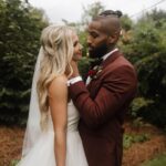 Julia Hart Instagram - Mr & Mrs Johnson🤍💍 #fridaythe13th 📸: @bohemewinterphotography