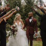 Julia Hart Instagram - Mr & Mrs Johnson🤍💍 #fridaythe13th 📸: @bohemewinterphotography