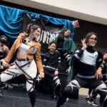 Julia Maggio Instagram – Hange @kay_lamallari teaches Hange @juliastunts THE HANGE DANCE with @thecorpsdancecrew 
DC: @kay_lamallari 
#dance #attackontitan #aot #shingekinokyojin #snk #hangezoe #anime #manga #cosplay