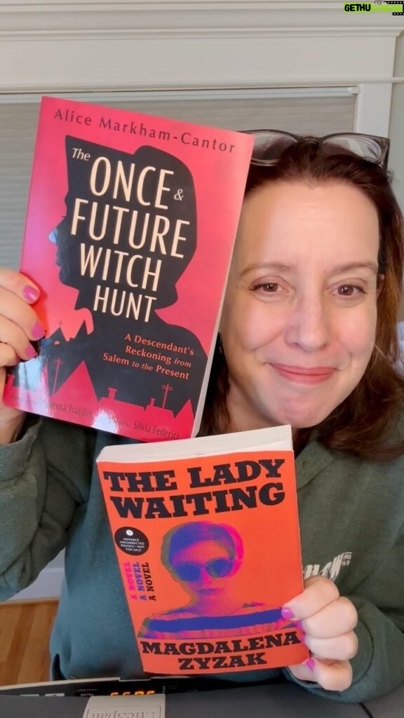 Julia Quinn Instagram - What am I reading? I’m glad you asked! I’ve got books for you from my cousin @alicemarkhamcantorauthor and my sister-in-law Magdalena Zyzak! (Let me assure you, I’m recommending despite the fact that they’re family, not because of it.) Watch for my full, if occasionally rambling reviews… I’m so lucky to come from such a smart, talented family! @riverheadbooks @llewellynbooks #salemwitchtrials #polishdiaspora