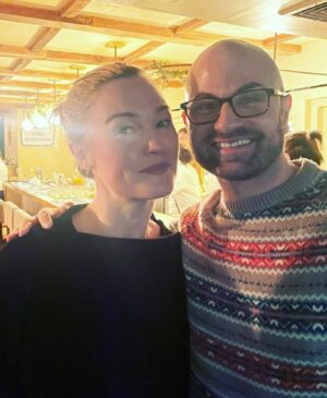 Julia Stiles Instagram - When you finally have lunch 20 years later! 😘@jordan_samuel_pacitti 🎉