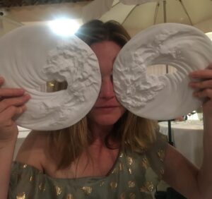 Julia Stiles Instagram - This is 40. Those are fancy plates. So grateful for it all! ☀️✨⚡️💥