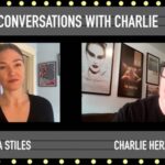 Julia Stiles Instagram - Great catching up with you, @charlesherzfeld @thepodmatrixnyc 🎬 ☕️