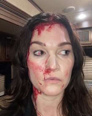 Julia Stiles Instagram - What are you looking at? #estherthemovie
