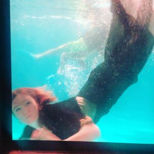 Julia Stiles Instagram - Georgina finds herself in hot water again. Season 3 Riviera @skyatlanticuk #underwaterphotography