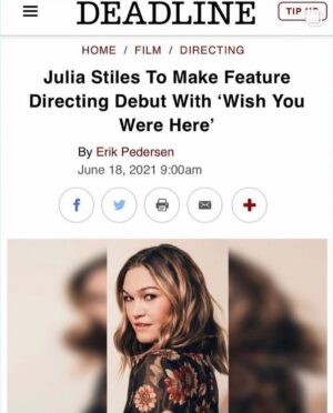 Julia Stiles Instagram - So excited to share, bringing this beautiful book to life. @reneecarlino1 @phiphenpictures We need more romance in this world, more love, more connection. Hope to make you all smile, make you laugh, and make you cry that good cry. 🎥🎞