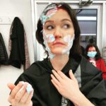 Julia Stiles Instagram - No caption, no spoilers @isabellefur #esthermovie #orphan (Look closer)