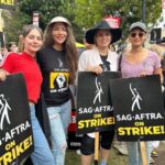 Juliana Harkavy Instagram – So empowering and equally surreal suiting up with my Arrow family to picket outside of WB studios yesterday. Thank you to everyone who came out to show your support!! 🏹💚🪧#sagaftrastrike #wgastrike #sagaftrastrong #wgastrong #teamarrow