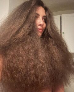 Juliana Harkavy Instagram - Felt cute, brushed out my hair, turned into Hagrid.