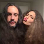 Juliana Harkavy Instagram - "The couple that brushes together crushes together" - or something like that. Happy Valentine's Day you filthy animals! Love, Your Resident Euro-Pop Wet Dream🤘🏽💝 #happyvalentinesday #loveday #funnylove #brushedoutcurls #hotstuff #funny #slaying #laughhard #soulmates #bettereveryyear #couplegoals #divinefeminine #divinemasculine #loverules #lollywood #sohotrightnow #everydayisvalentinesday #haircare #naturalhair #bestfriends #dreamman #relationshipgoals #coupleshumor #husbandandwifecomedy #romance #havefun #valentinesday2024 #longhair #longhairmen #longhairdontcare