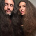 Juliana Harkavy Instagram - "The couple that brushes together crushes together" - or something like that. Happy Valentine's Day you filthy animals! Love, Your Resident Euro-Pop Wet Dream🤘🏽💝 #happyvalentinesday #loveday #funnylove #brushedoutcurls #hotstuff #funny #slaying #laughhard #soulmates #bettereveryyear #couplegoals #divinefeminine #divinemasculine #loverules #lollywood #sohotrightnow #everydayisvalentinesday #haircare #naturalhair #bestfriends #dreamman #relationshipgoals #coupleshumor #husbandandwifecomedy #romance #havefun #valentinesday2024 #longhair #longhairmen #longhairdontcare