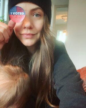 Julie Gonzalo Instagram - #vote
