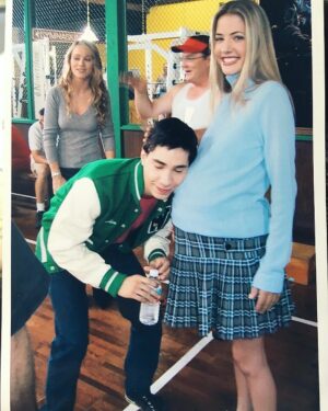 Julie Gonzalo Instagram - Ultimate #tbt can’t believe this was 14 years ago 😳 thanks for the pic @jlong78 #dodgeballmovie #wheresour14yearolduselesskid?