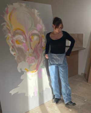 Julie Robert Instagram - VISAGE 12

2x1,50m 
Acrylique et enduit