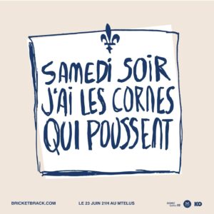 Julie St-Pierre Instagram - 🔥 GRAND DÉVOILEMENT 🔥 MIXMANIA sera des nôtres au MTelus le 23 juin pour la Saint-Jean! Lien des billets en bio.

Concept graphique - @mme_labrie
