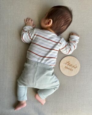 Julie St-Pierre Instagram - Et de 3… 🐰🩵

#mensiversary #3monthsold #lastbaby
