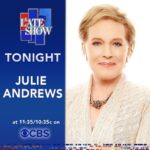 Julie Andrews Instagram - Julie will be the featured guest on Stephen Colbert’s (@stephenathome)“The Late Show” tonight... hope you tune in! - Team Julie