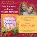 Julie Andrews Instagram - For those who missed today’s book talk at Bay Street, here’s another opportunity to join Julie and Emma - next Saturday, 09/16, 4 PM at Marders garden center in Bridgehampton, NY. Limited seating - RSVP to Marders to reserve. Signed books available from Sag Harbor Southampton Books. - Team Julie