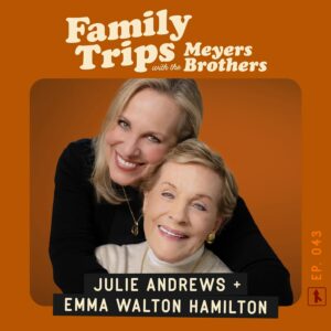 Julie Andrews Instagram - Julie and Emma had a terrific time talking to Seth and Josh Myers about their new book, Waiting in the Wings, and many other things on their Family Trips with the Myers Brothers podcast! – Team Julie